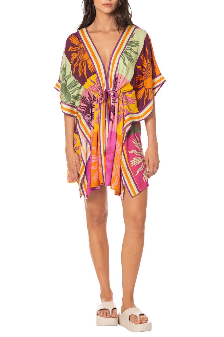 Patch Play Vanilla Cover-Up Dress, Main, color, OPEN PURPLE