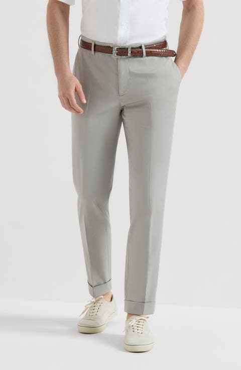 Comfort gabardine trousers
