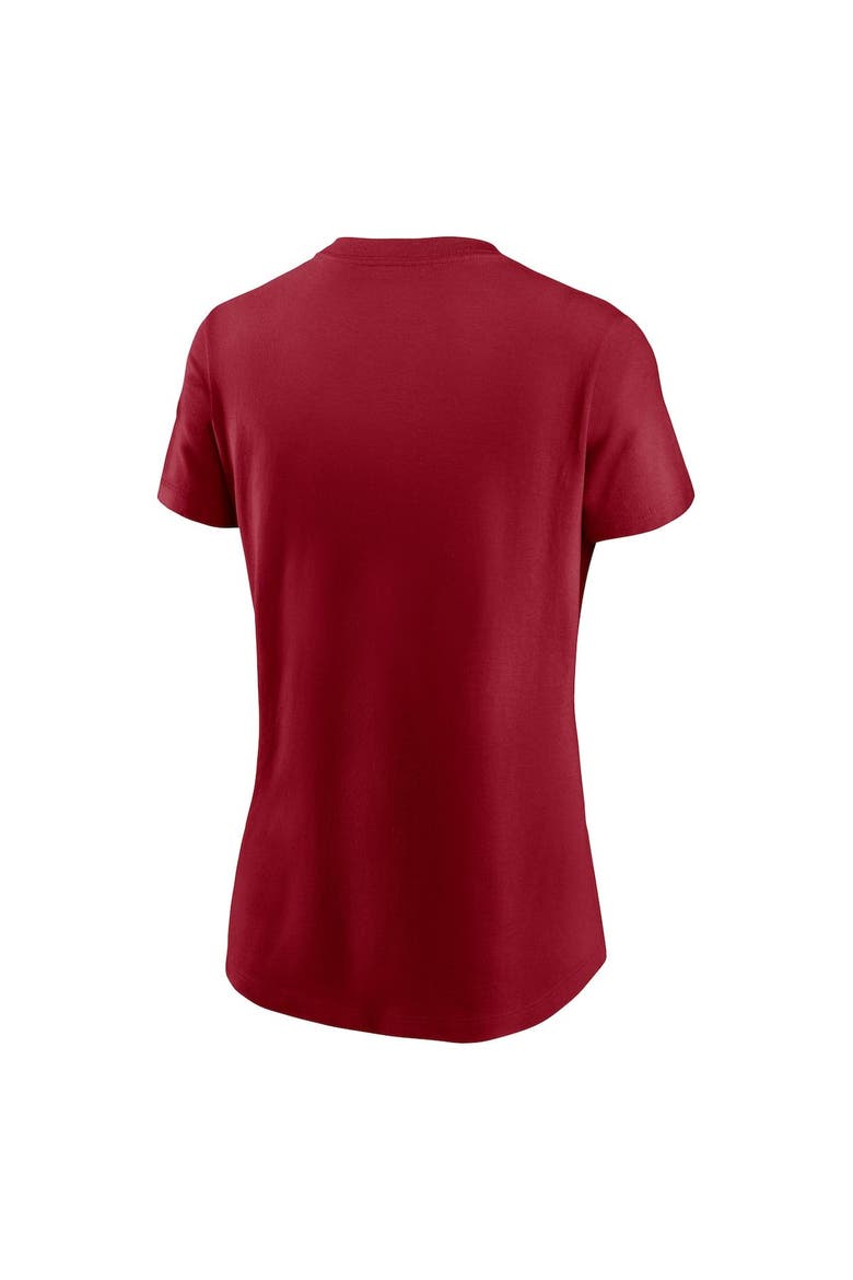 Women's Nike  Cardinal Arizona Cardinals Logo Essential T-Shirt, Alternate, color, Cardinal