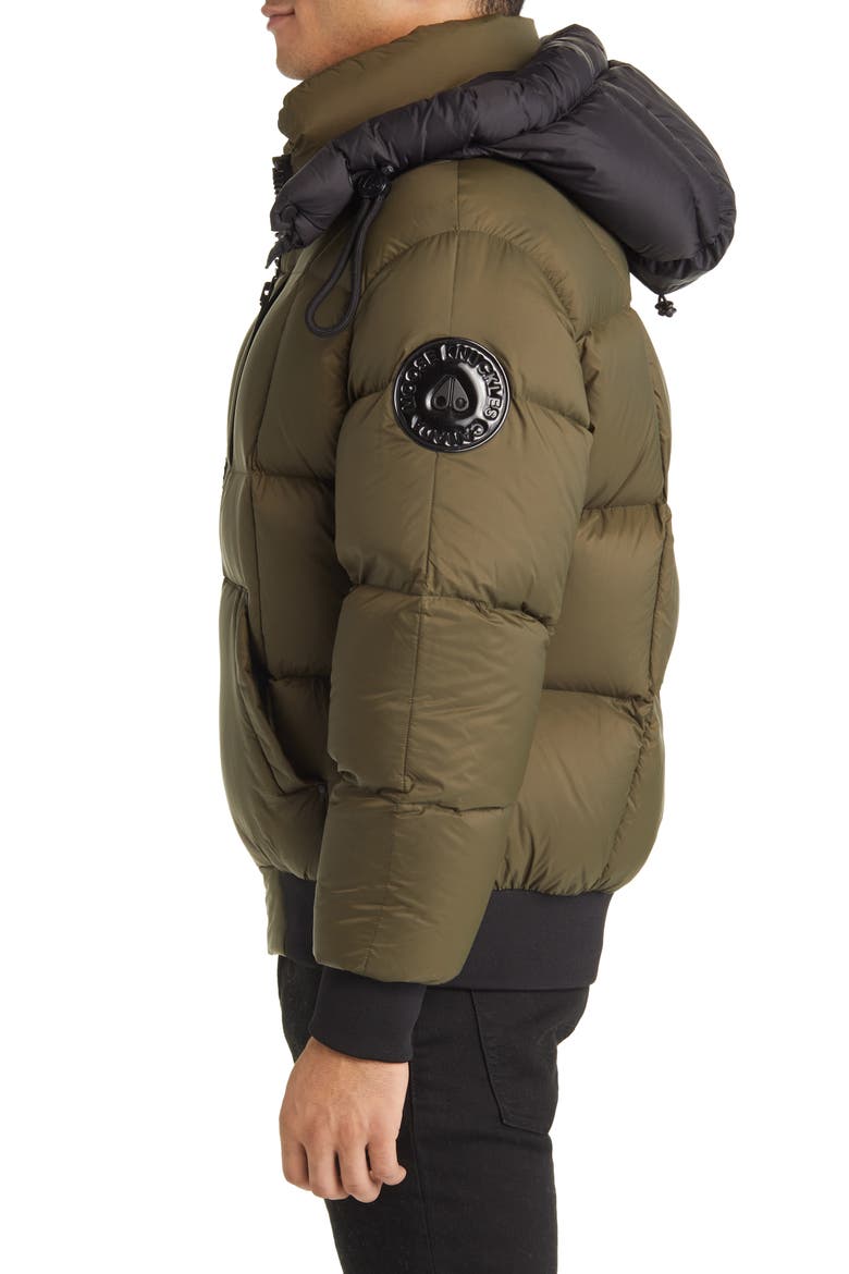 125th Street Quilted Down Coat, Alternate, color, PARK GREEN