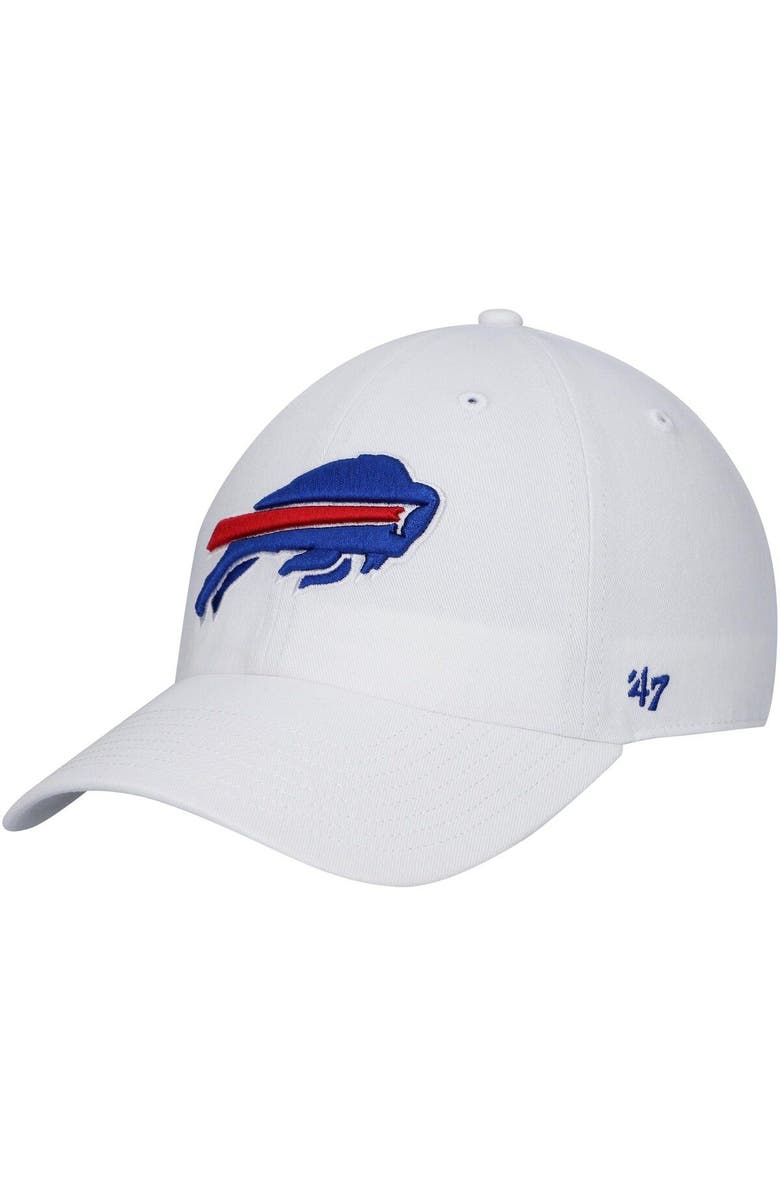 '47 Men's '47 White Buffalo Bills Logo Clean Up Adjustable Hat, Main, color,