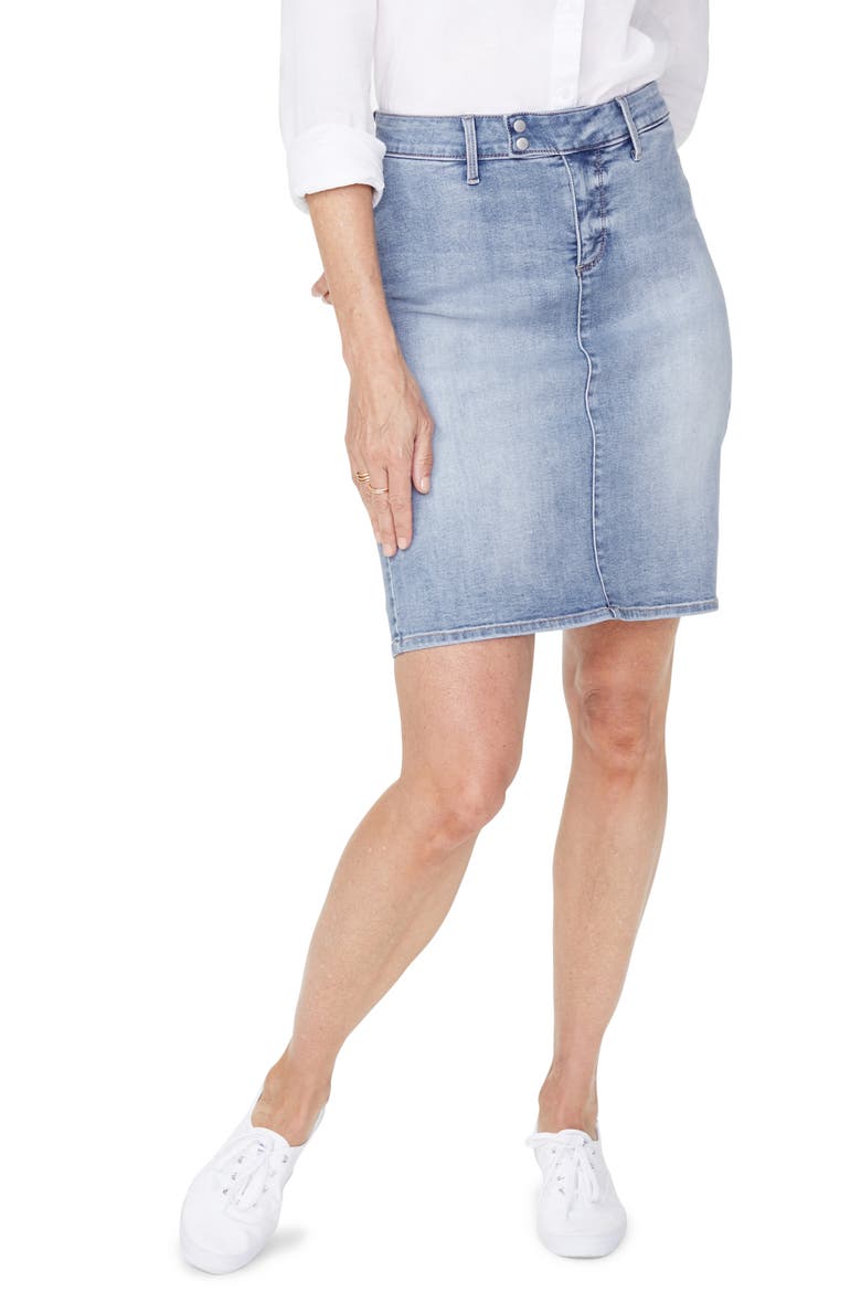 Denim Skirt, Main, color, BISCAYNE