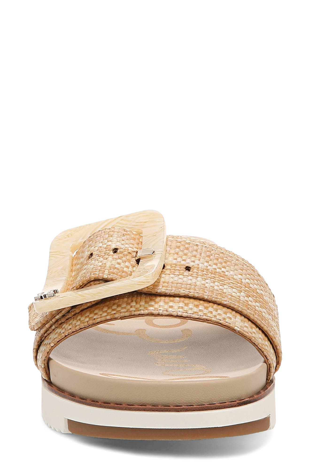 Ariane Platform Slide Sandal, Alternate, color, NATURAL