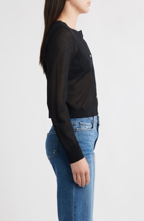Rails Lakelyn Fine Knit Cardigan In Black