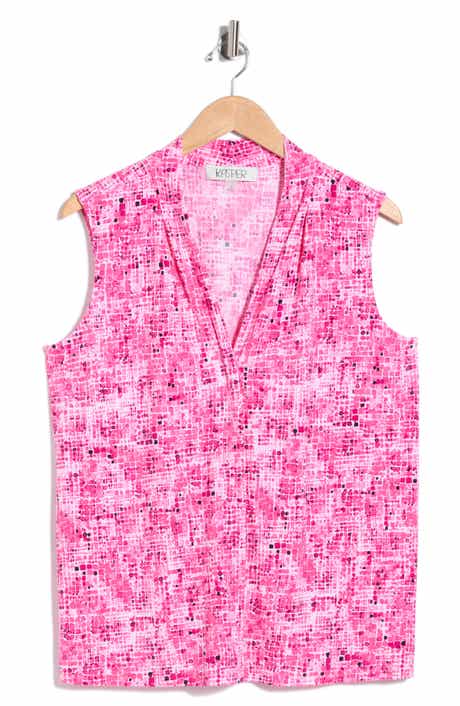 Printed Sleeveless Top