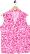 KASPER Printed Sleeveless Top