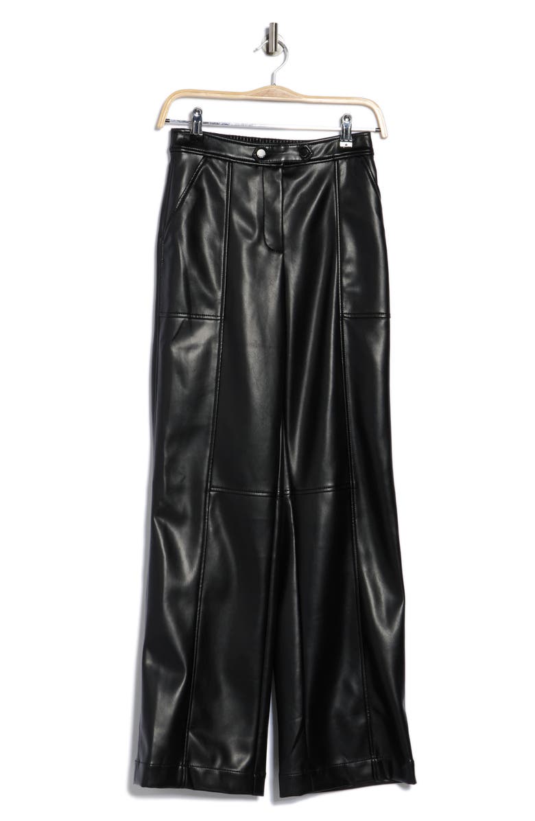 Simkhai Mackenzie Straight Leg Pants, Alternate, color, Black