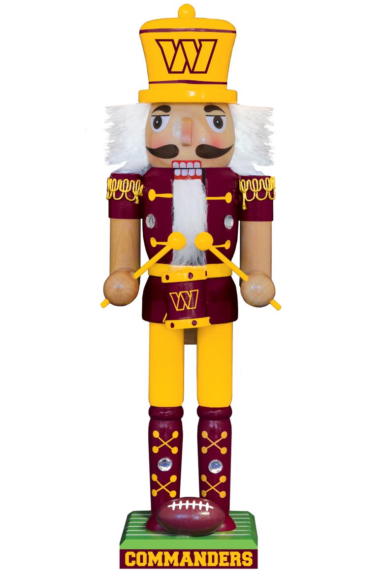 Washington Commanders Nutcracker, Main, color, Multicolor