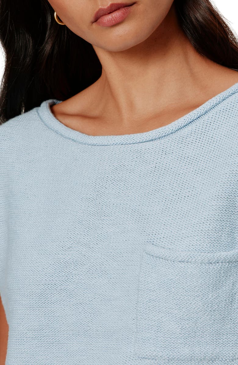 Sanctuary Easy Cotton T-Shirt, Alternate, color, Blue Aura
