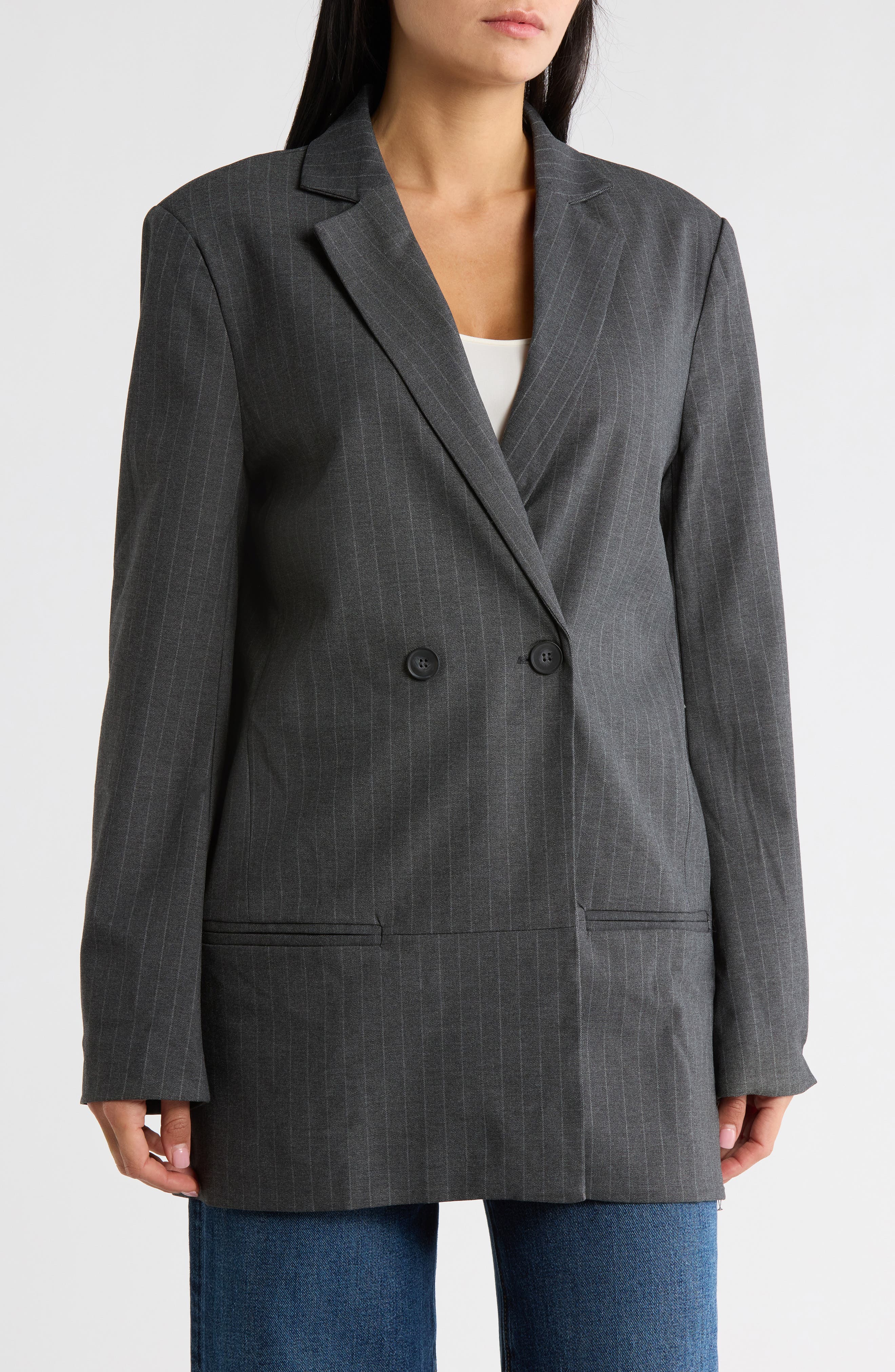 JACQUIE THE LABEL Presley Double Breasted Suit Jacket