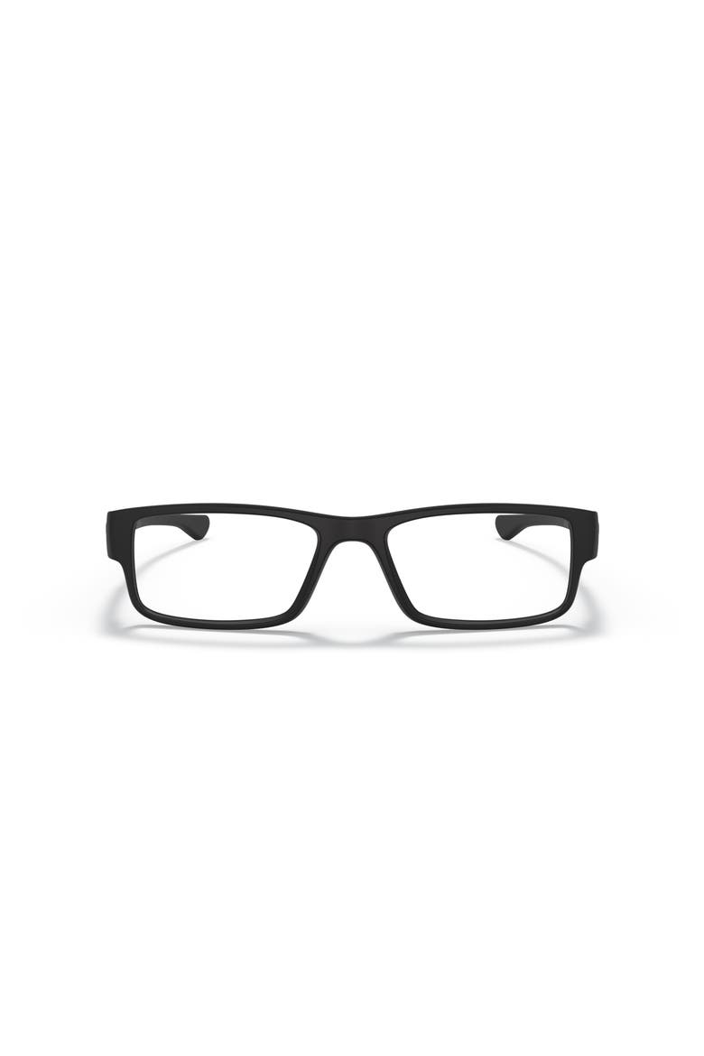 53mm Rectangle optical glasses, Alternate, color, Black