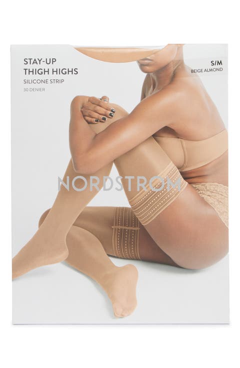 Stay Up Thigh High Sheer Stockings