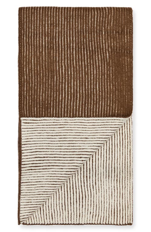 Varley Deville Plated Scarf In Brown