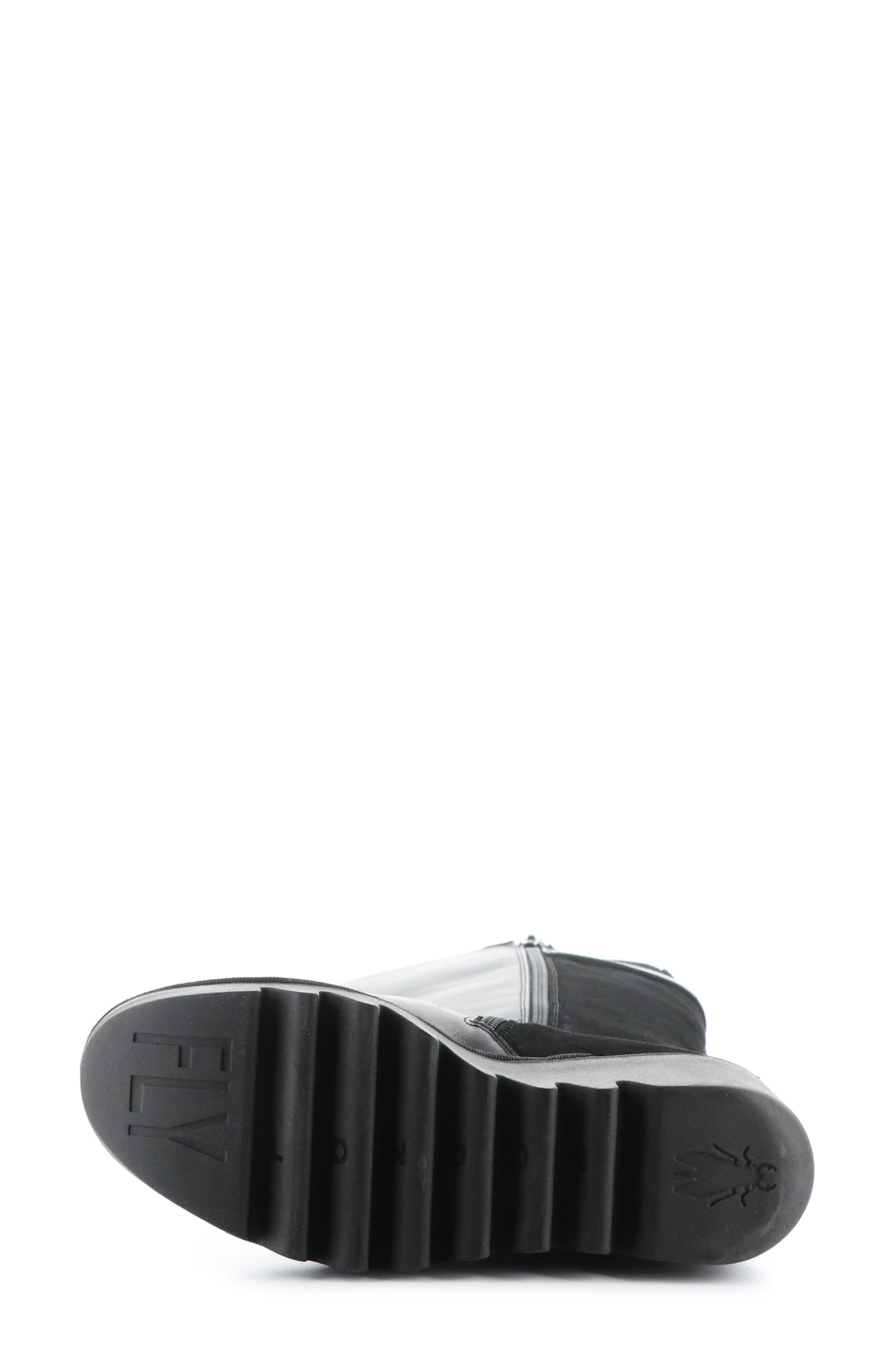 Fly London Befy Knee High Platform Wedge Boot, Alternate, color, 