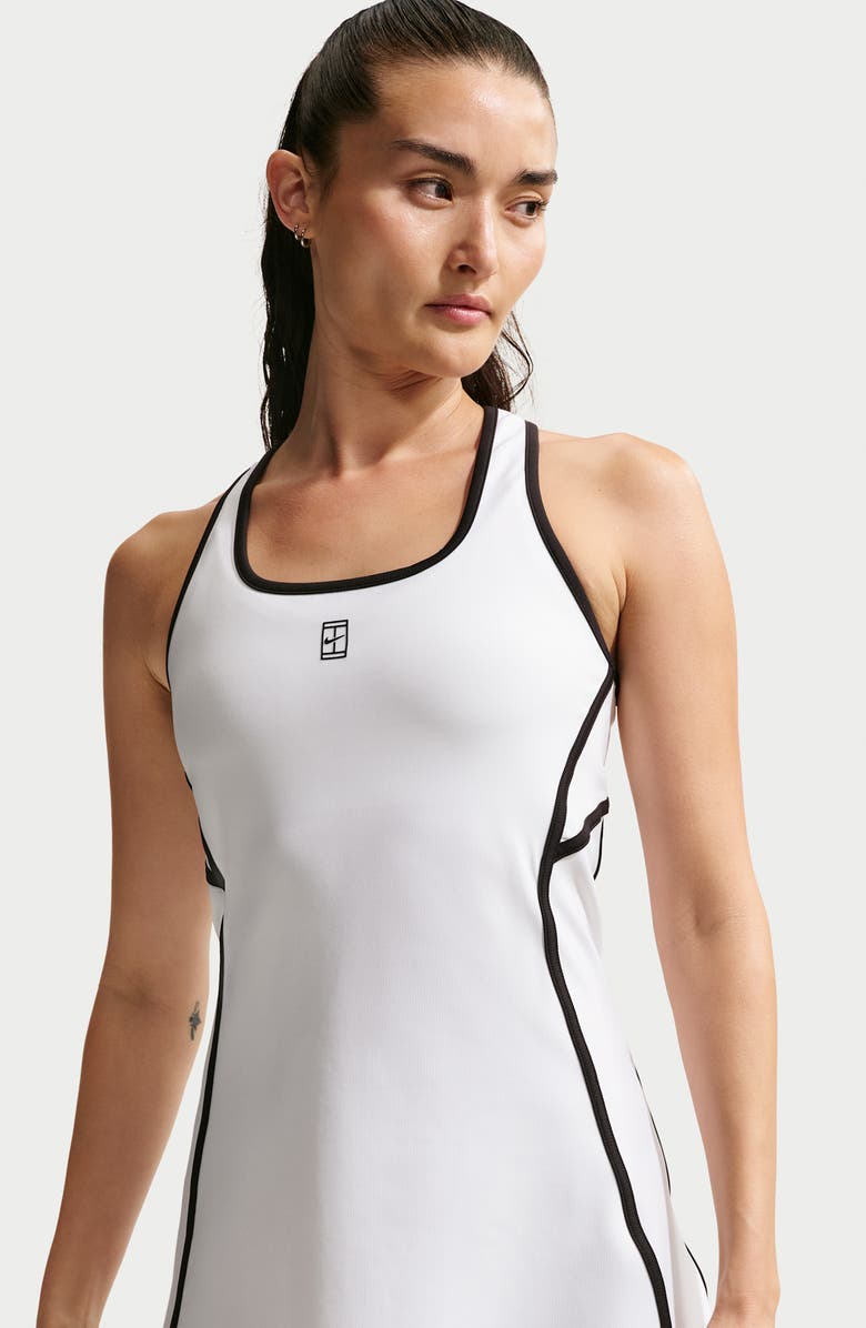 Nike Dri-FIT Racerback Minidress, Alternate, color, 100 White/Black
