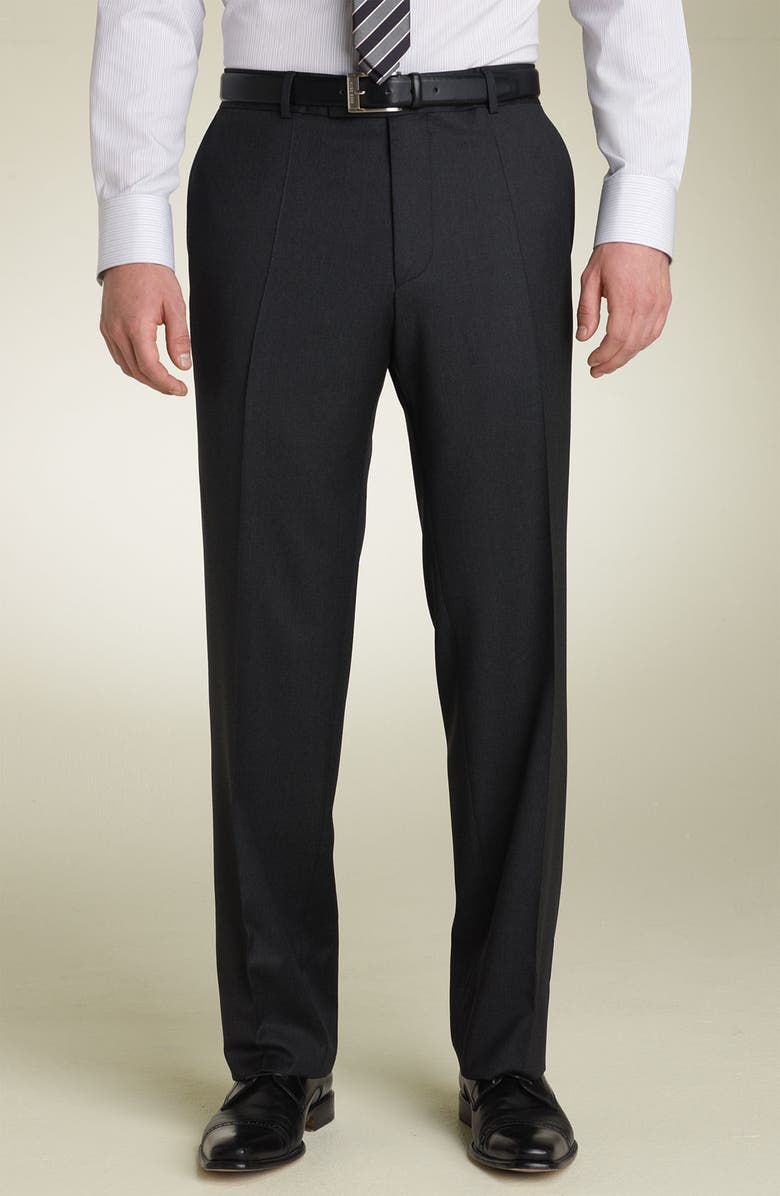 BOSS 'Pasolini/Movie' Classic Fit Charcoal Wool Suit, Alternate, color,