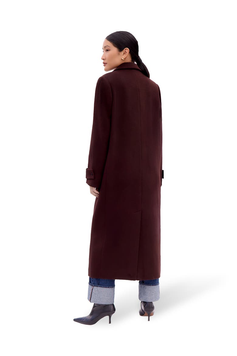 Wool Blend Oversized Coat, Alternate, color, Brown