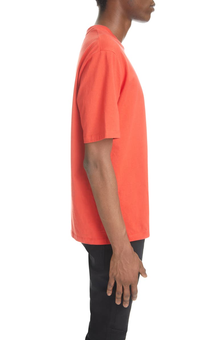 Balmain Reflective Logo Embossed T-Shirt, Alternate, color,