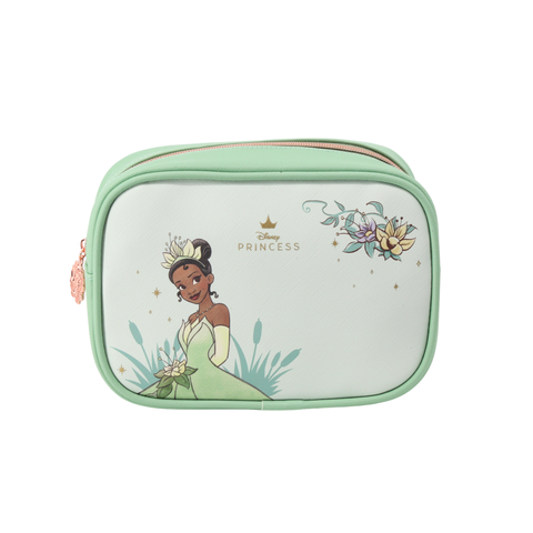 Disney Tiana Cosmetic Pouch - Faux Saffiano Leather