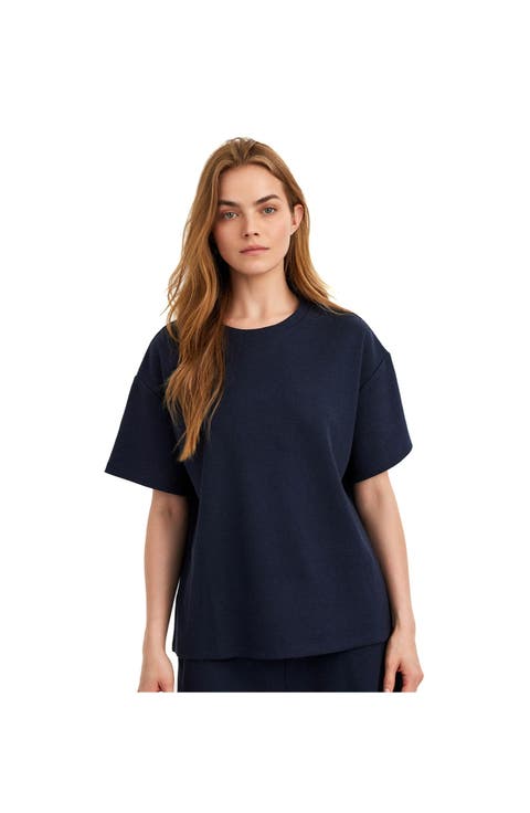 Summer Lounge Waffle T Shirt