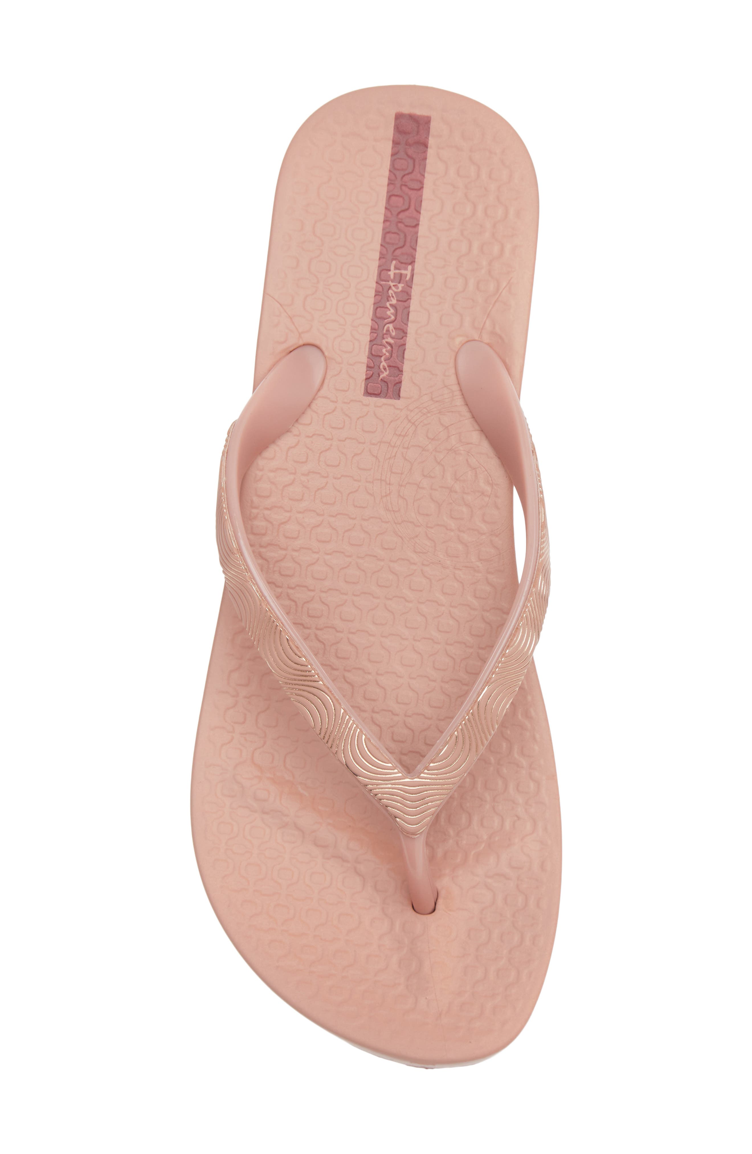 Ipanema Wedge Platform Flip Flop, Alternate, color, Pink/ Red