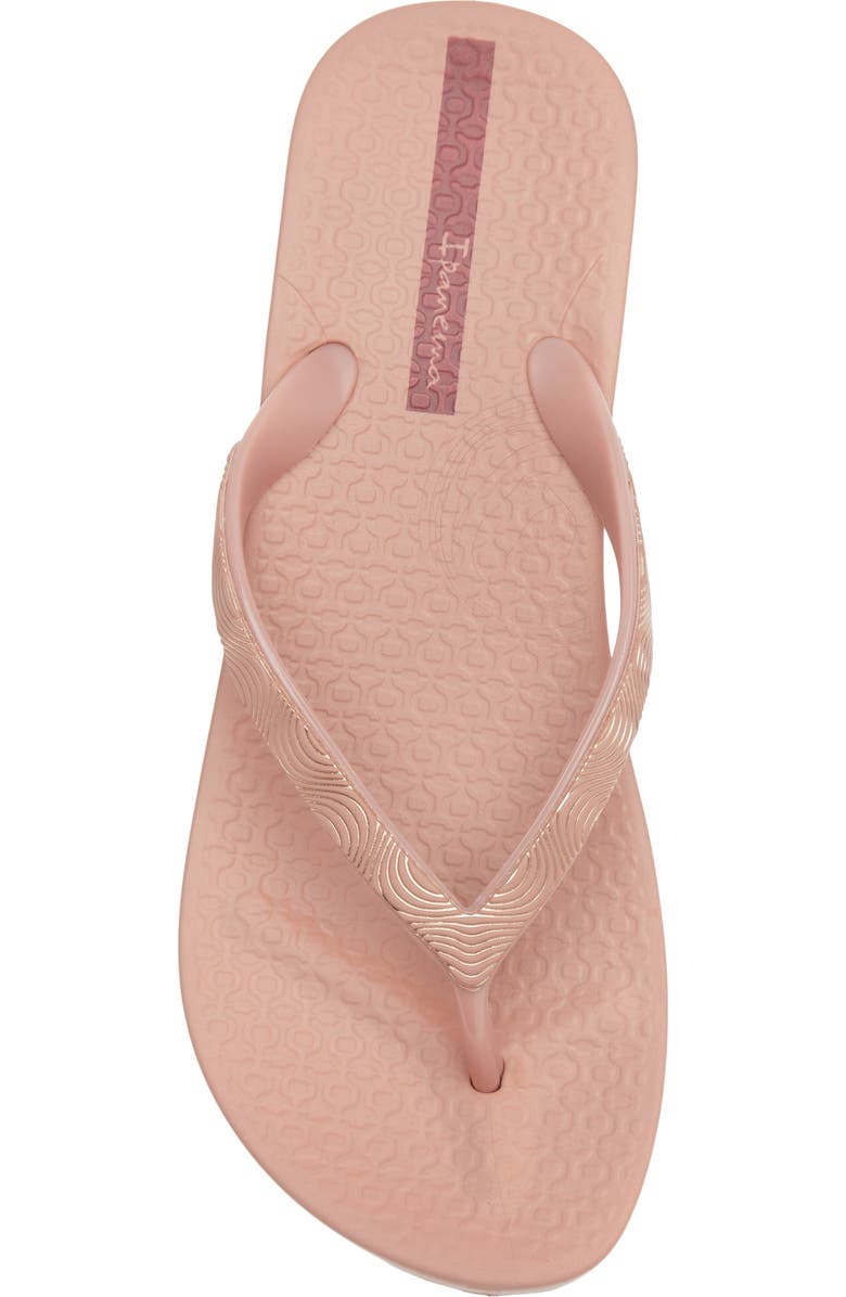 Ipanema Wedge Platform Flip Flop, Alternate, color, Pink/ Red