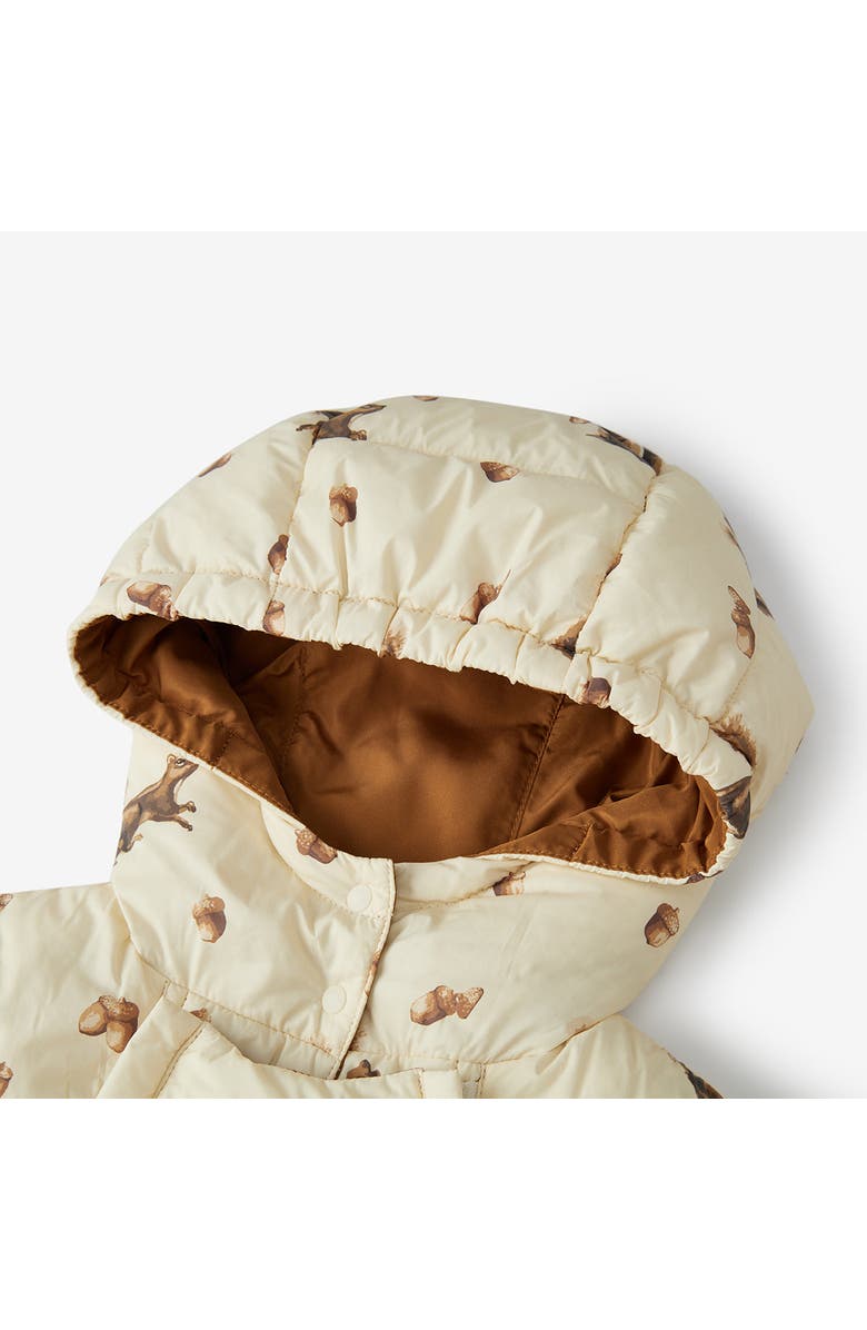 Milkbarn Puffy Down Jumpsuit, Alternate, color, Chipmunk