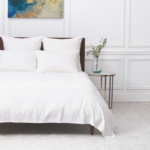 Elisabeth York Elaine Dove Cotton Euro Pillow Sham In White