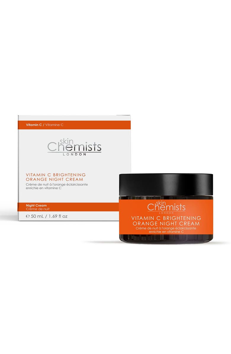 SKINCHEMISTS Vitamin C Brightening Orange Night Cream 50ml x 2 Duo Set, Alternate, color, White