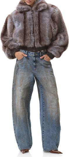 Adelaide Faux Fur Crop Coat