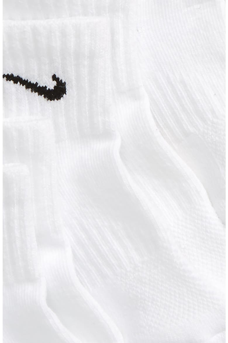 6-Pack Everyday Cush Ankle Socks, Alternate, color, WHITE/ BLACK