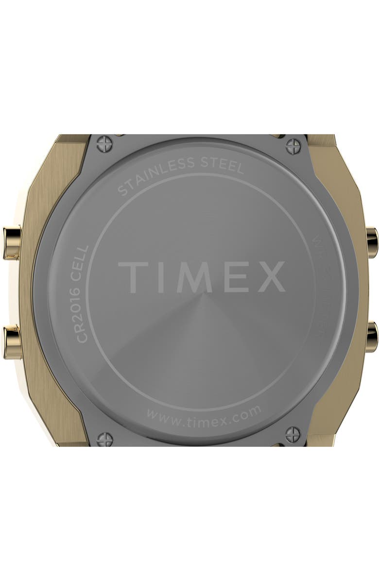 Timex<sup>®</sup> T80 Digital Chronograph Resin Strap Watch, 36.5mm, Alternate, color,