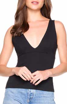 Susana Monaco Deep V-Neck Tank