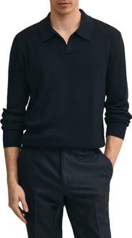 Brooks Brothers Johnny Collar Performance Sweater