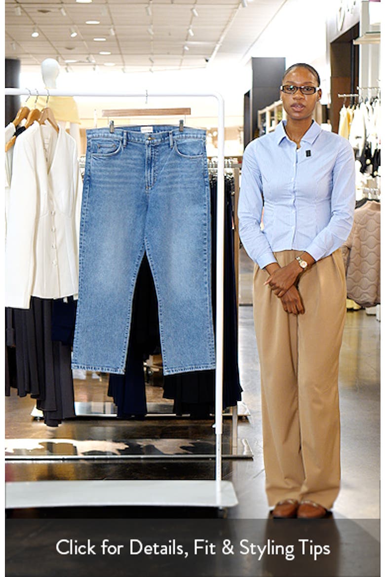 The Dot Mid Rise Straight Ankle Jeans video