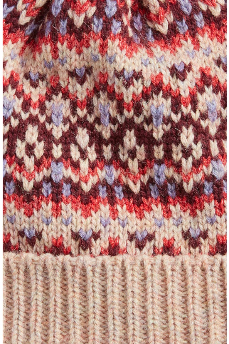 First Frost Fair Isle Beanie, Alternate, color, IVORY