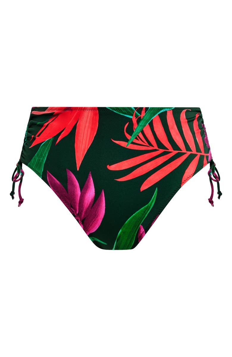 Fantasie Pichola High Waist Bikini Bottoms, Alternate, color, Mangrove