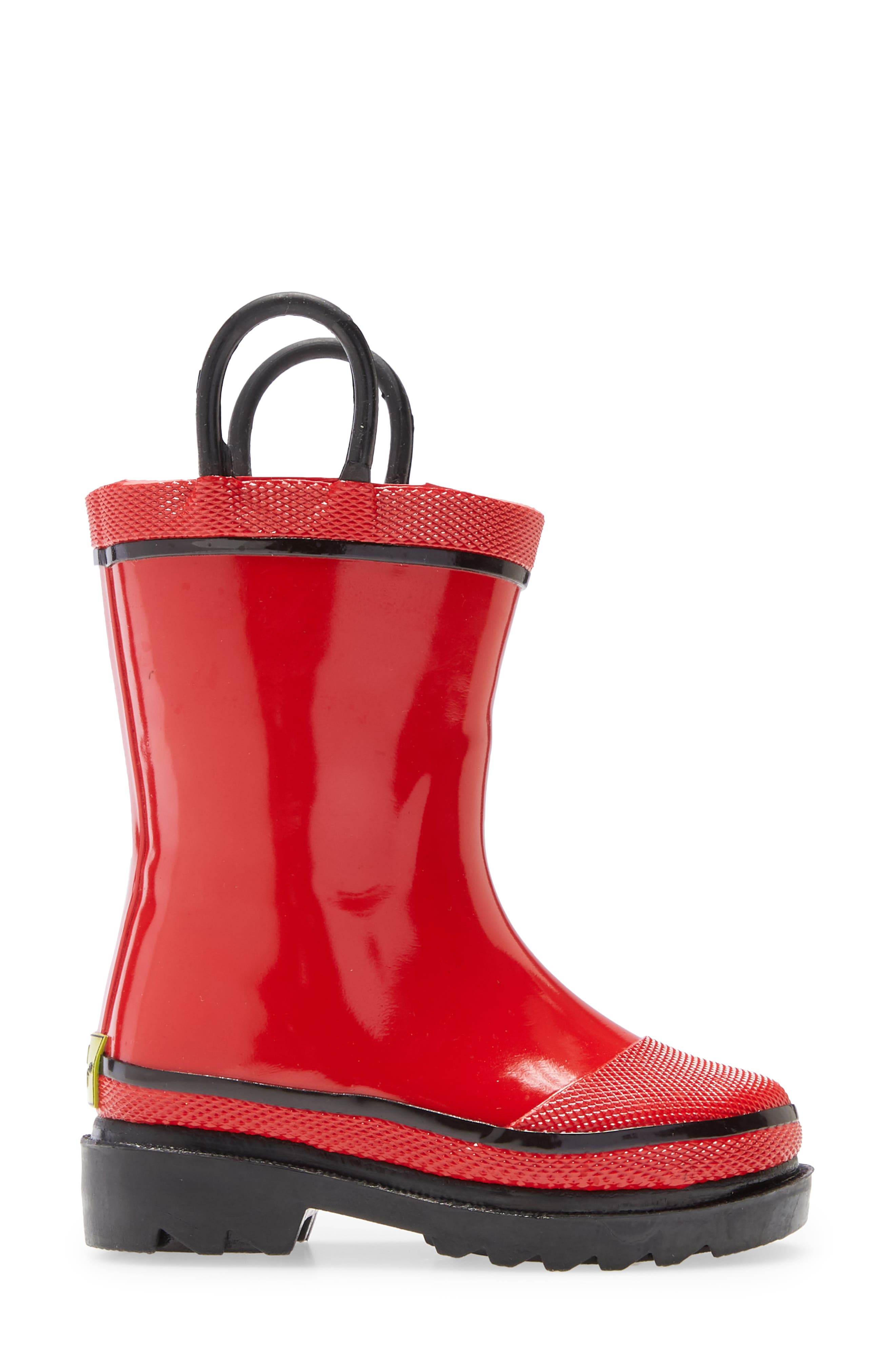 Western Chief Kids' Western Chief Fire Chief 2 Rain Boot, Alternate, color, Red