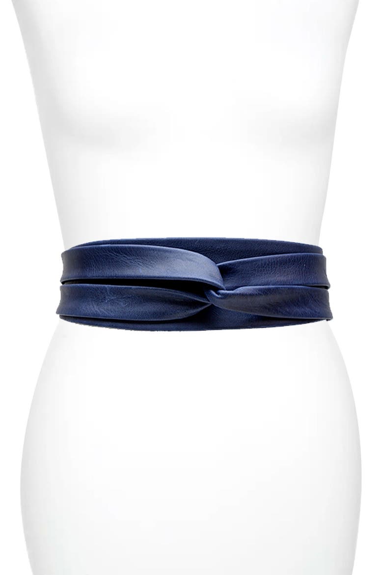Classic Wrap Belt, Alternate, color, MARINE