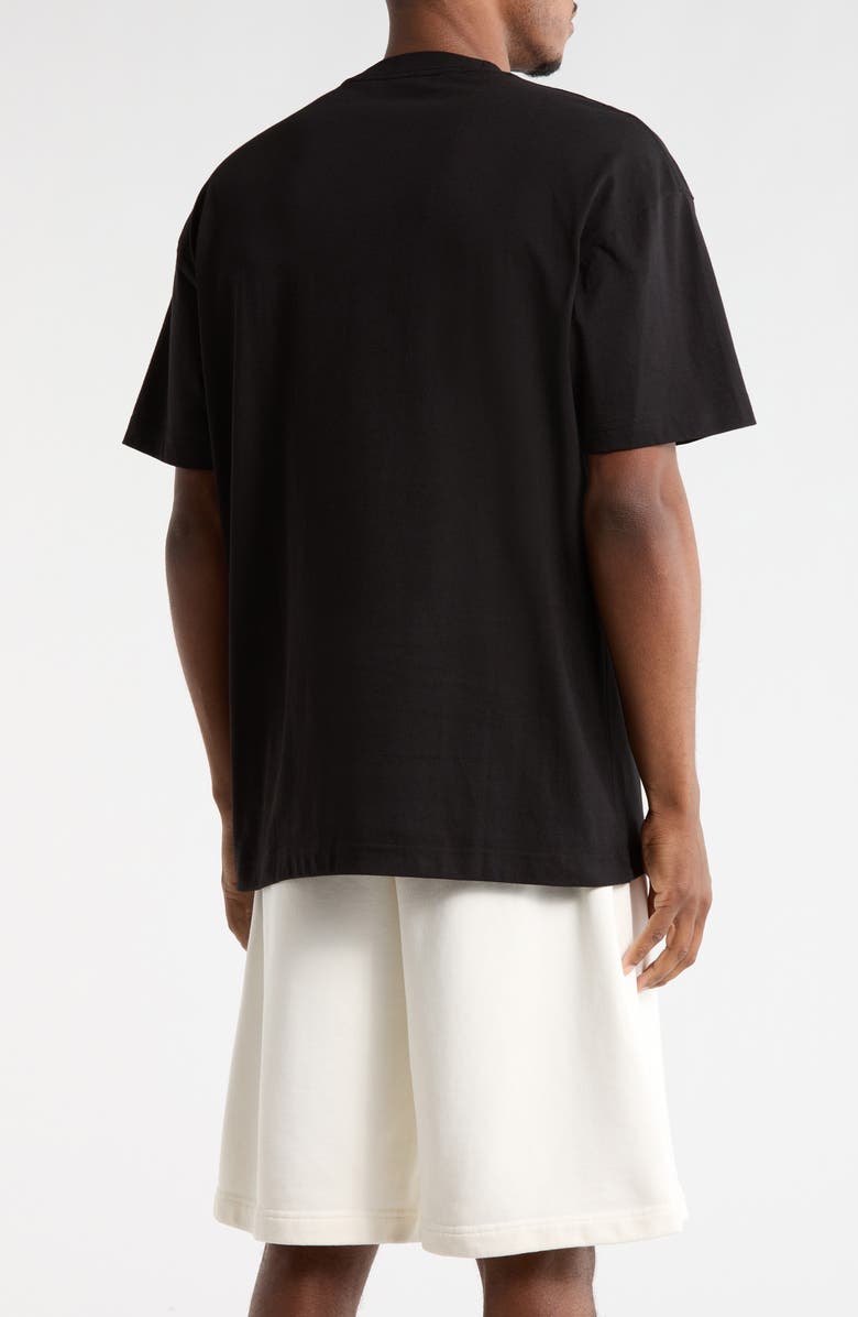 Palm Angels Logo Crewneck Graphic T-Shirt, Alternate, color,