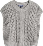Freshman Kids' Cable Knit Sweater Vest