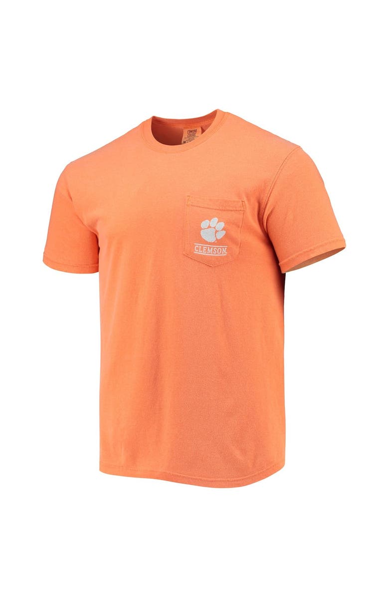 IMAGE ONE Men's Orange Clemson Tigers Circle Campus Scene T-Shirt, Alternate, color,