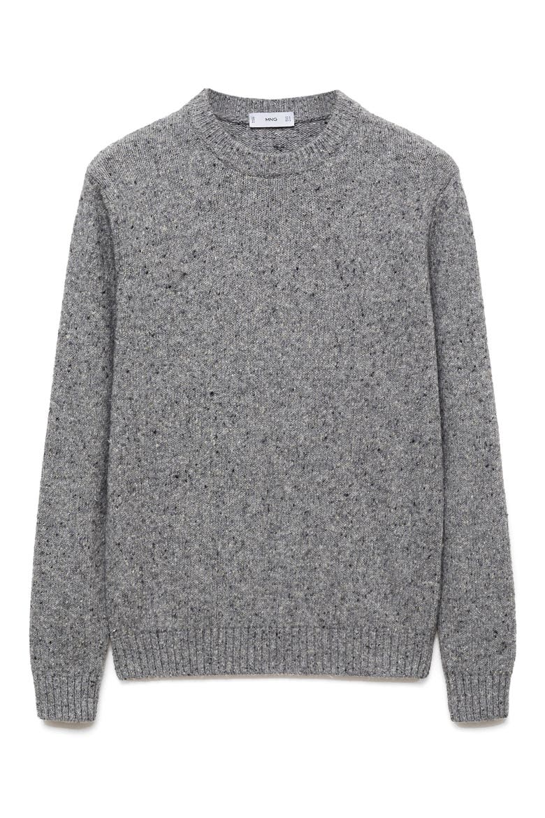 Nep Crewneck Sweater, Main, color, MEDIUM HEATHER GREY