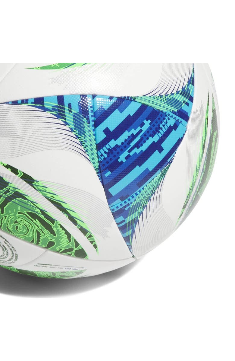 adidas White MLS 2025 Competition NFHS Soccer Ball, Alternate, color, 