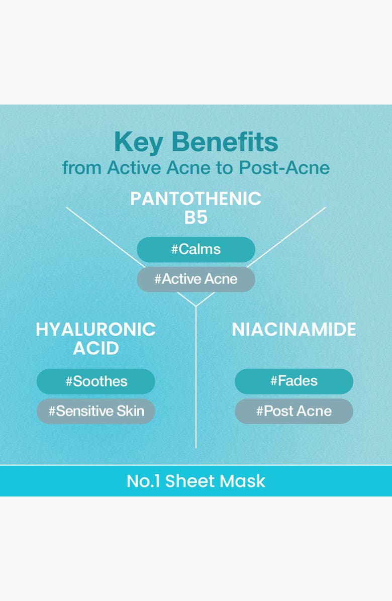 Numbuzin No.1 Pantothenic B5 Hyaluronic Active Clear Mask, Alternate, color,