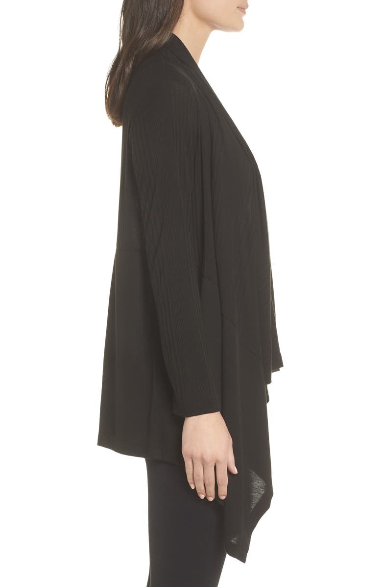 Splendid Pajama Cardigan, Alternate, color, Black
