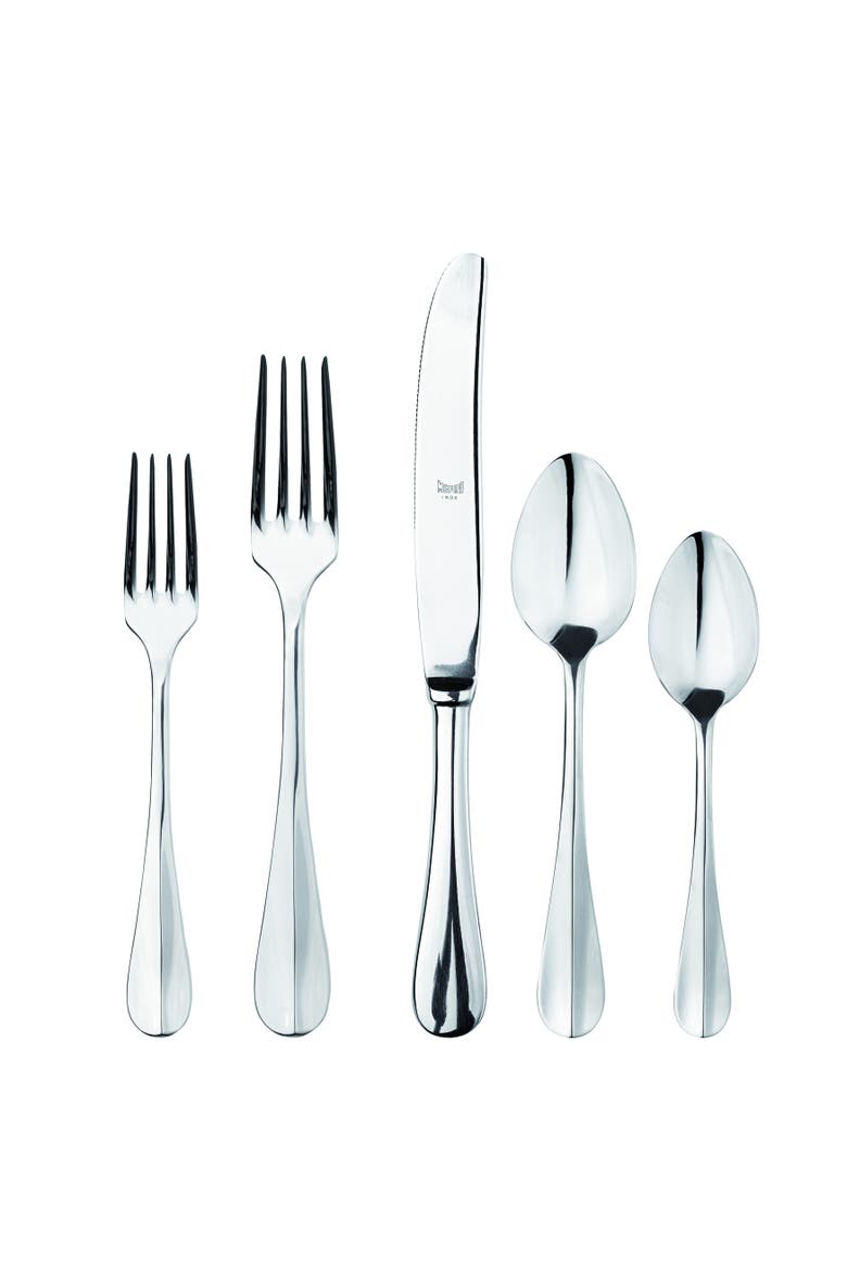 Roma Flatware Set - 20 Pieces, Main, color, Silver
