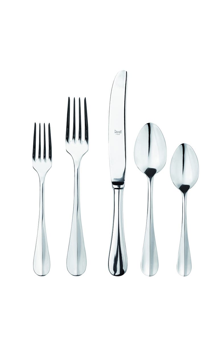 Mepra Roma Flatware Set - 20 Pieces, Main, color, Silver