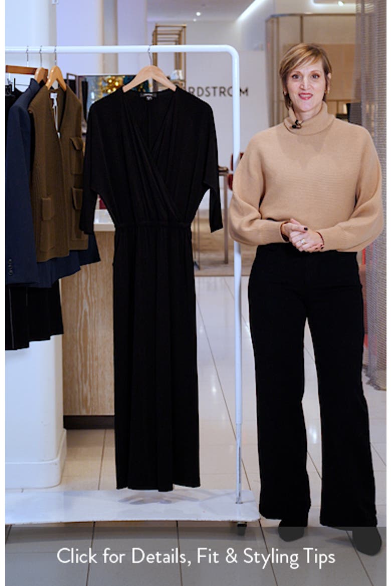 Travel Jersey Wide Leg Jumpsuit video