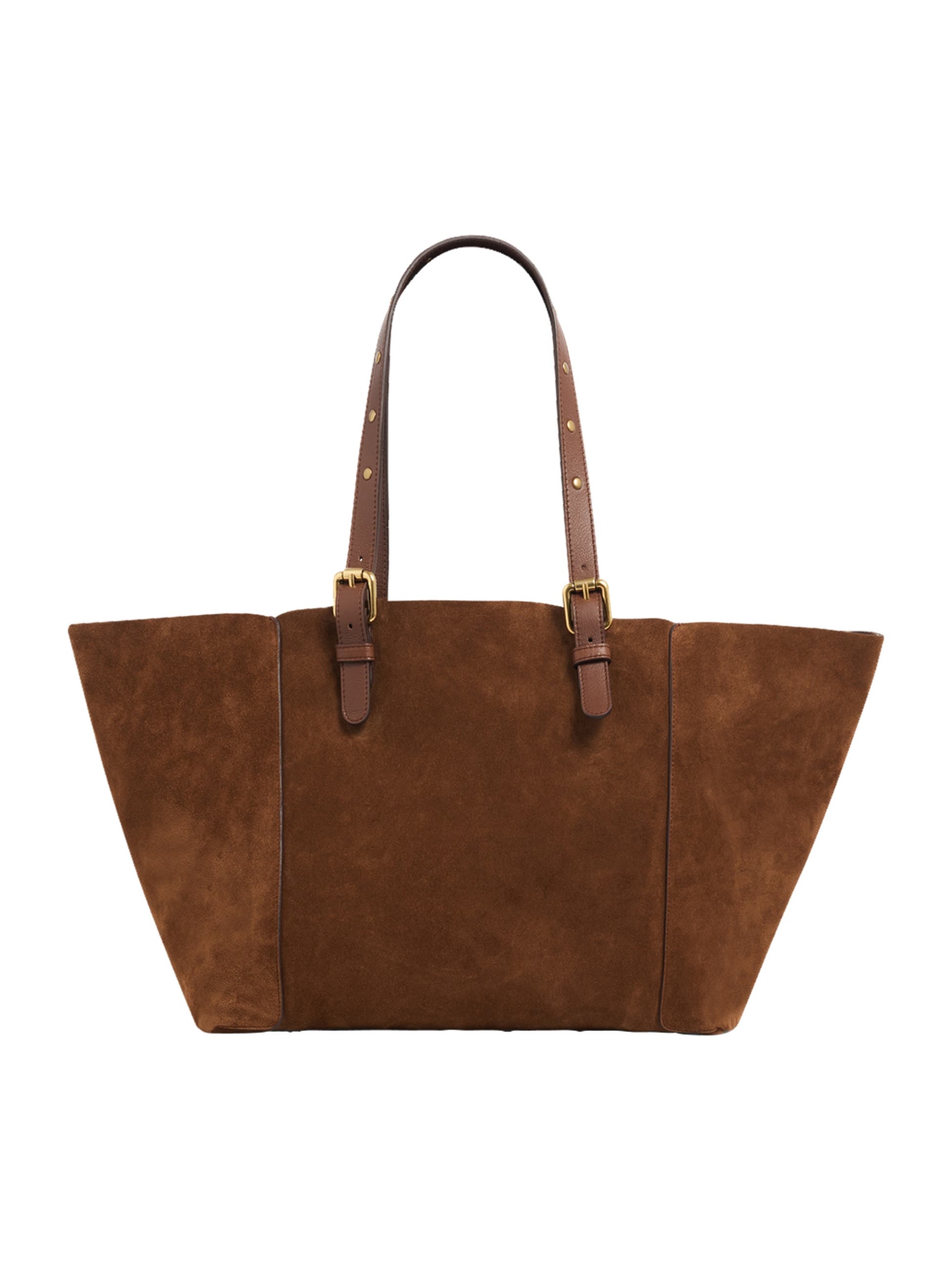 Marlow Buckle Trim Tote Shoulder Bag, Main, color, Fawn